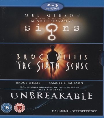 Signs / Sixth Sense / Unbreakable (ej svensk text Sixth Sense) (Blu-ray)