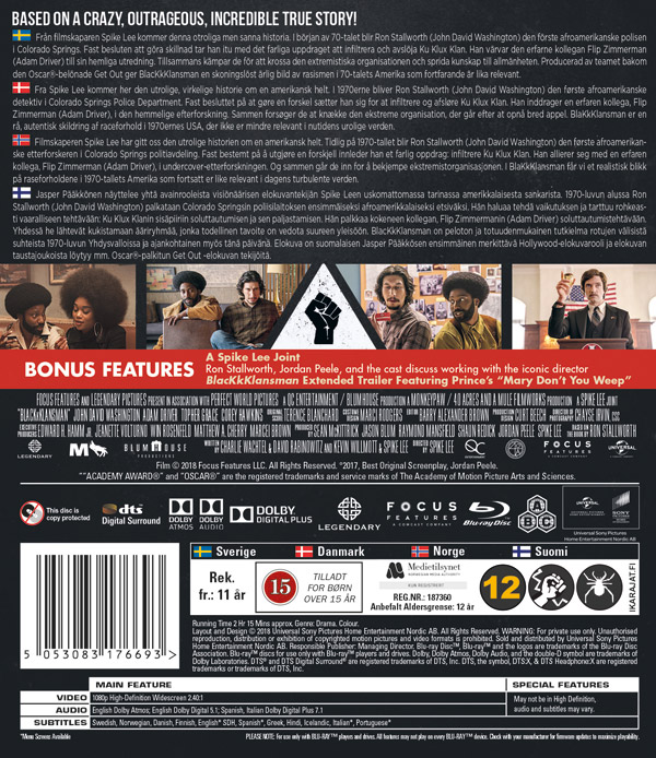 BlacKkKlansman (Blu-ray) - 2