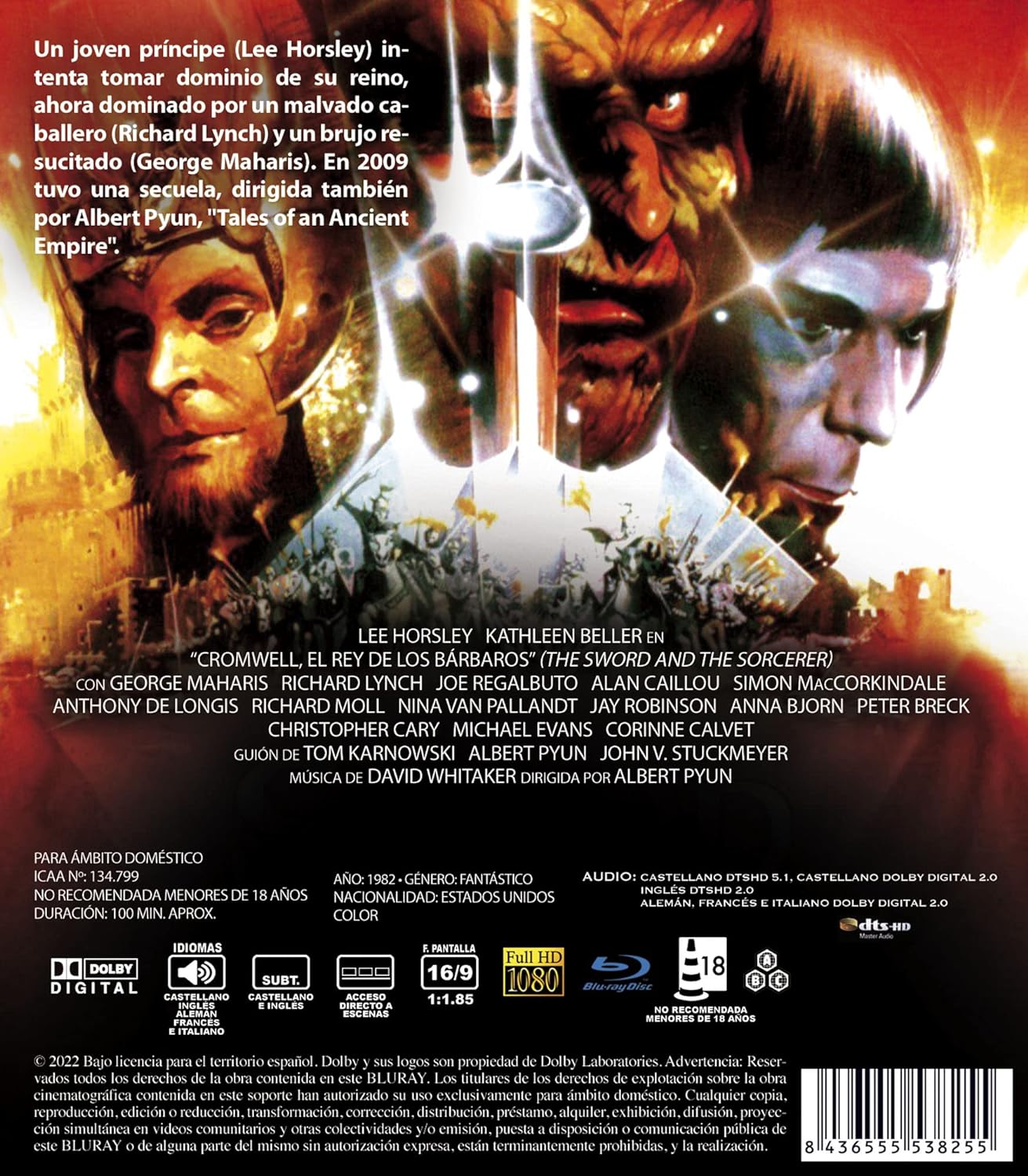 Sword And the Sorcerer (ej svensk text) (Blu-ray) - 2