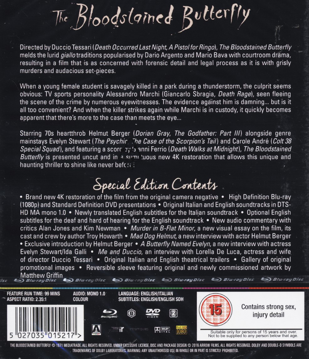 Bloodstained Butterfly (ej svensk text) (Blu-ray + DVD) - 2
