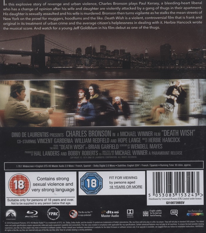 Death Wish (ej svensk text) (Blu-ray) - 2