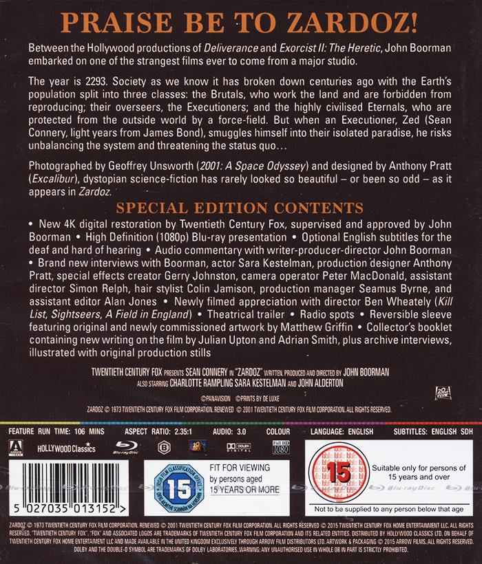 Zardoz (ej svensk text) (Blu-ray) - 2