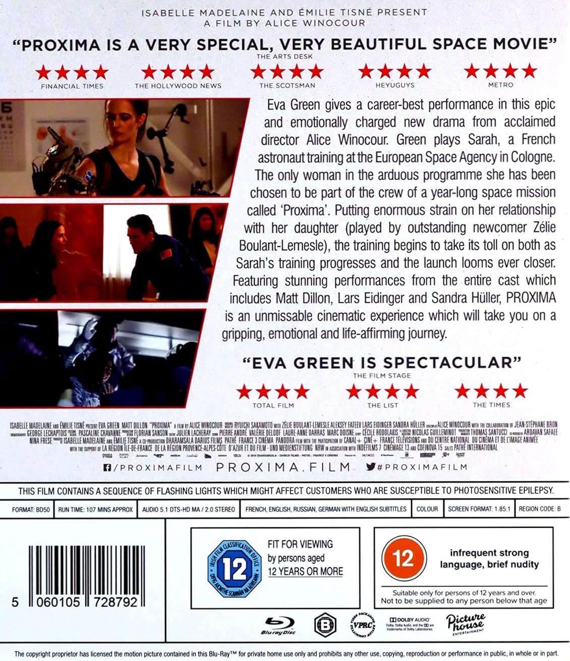 Proxima (ej svensk text) (Blu-ray) - 2