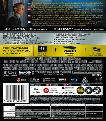 Änglar Och Demoner (4K Ultra HD + Blu-ray) - 2