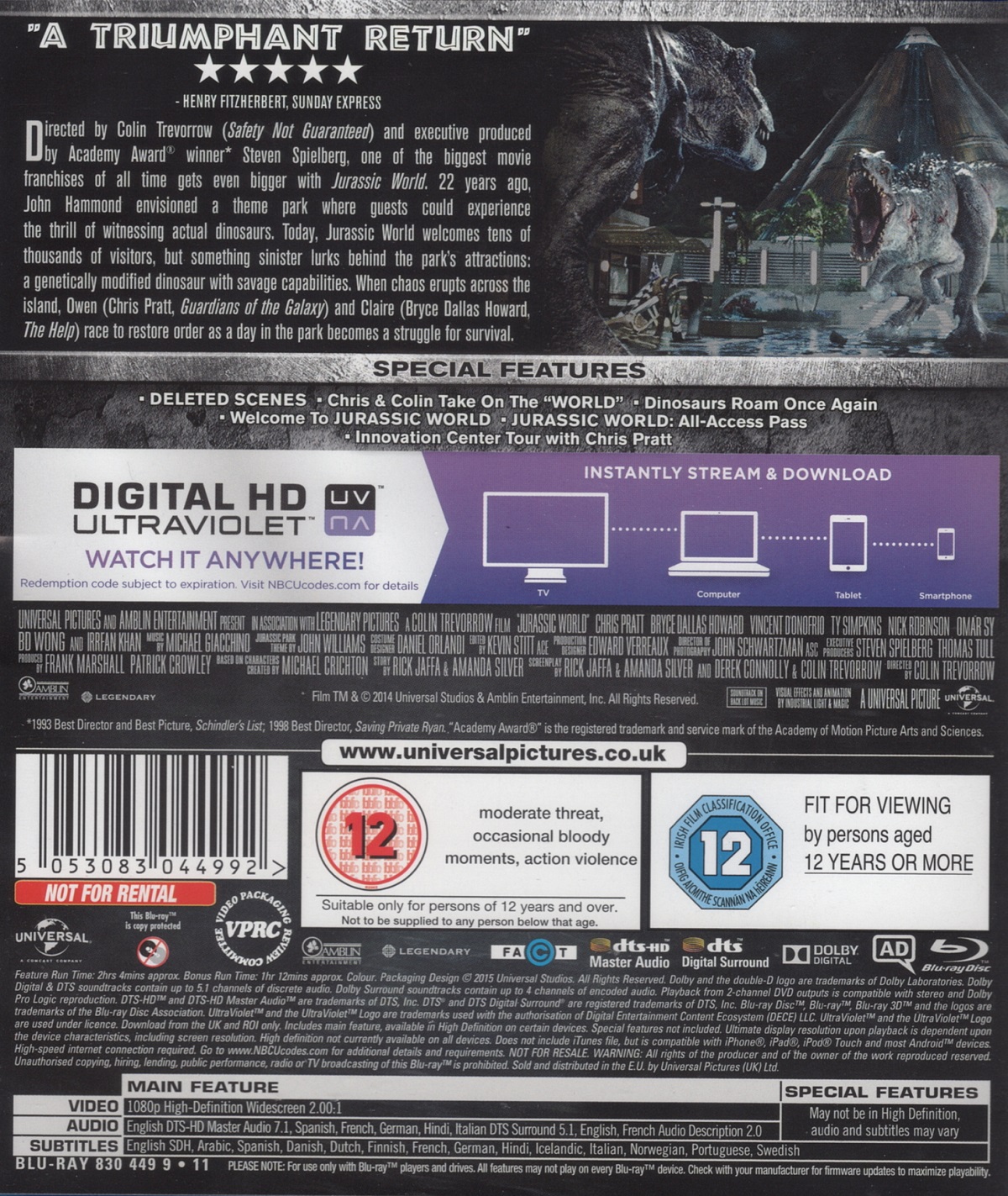 Jurassic World (Blu-ray) - 2