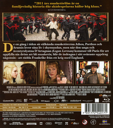 Three Musketeers (2011) (Real 3D + Blu-ray) - 2