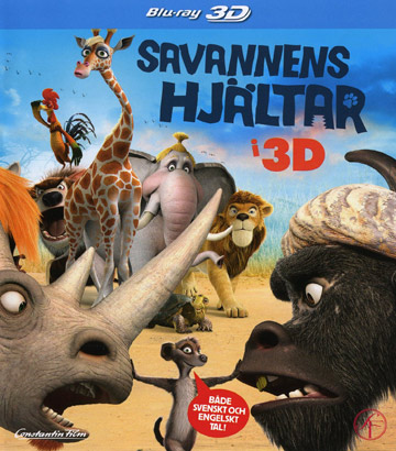 Savannens Hjältar (Real 3D + Blu-ray)