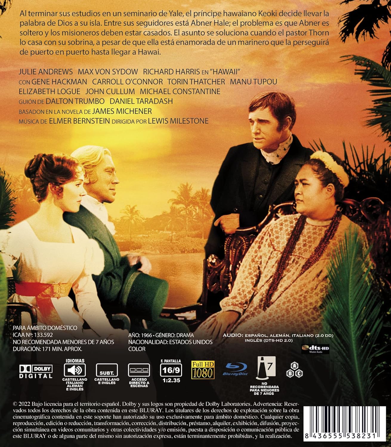 Hawaii (ej svensk text) (Blu-ray) - 2