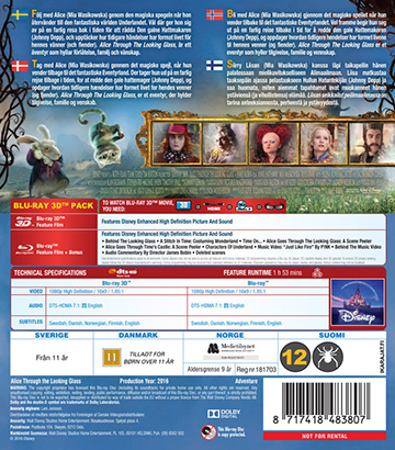 Alice I Spegellandet (Blu-ray 3D + Blu-ray) - 2