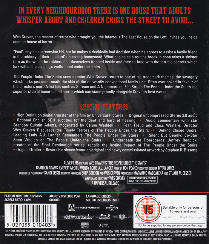 People Under the Stairs (ej svensk text) (Blu-ray) - 2