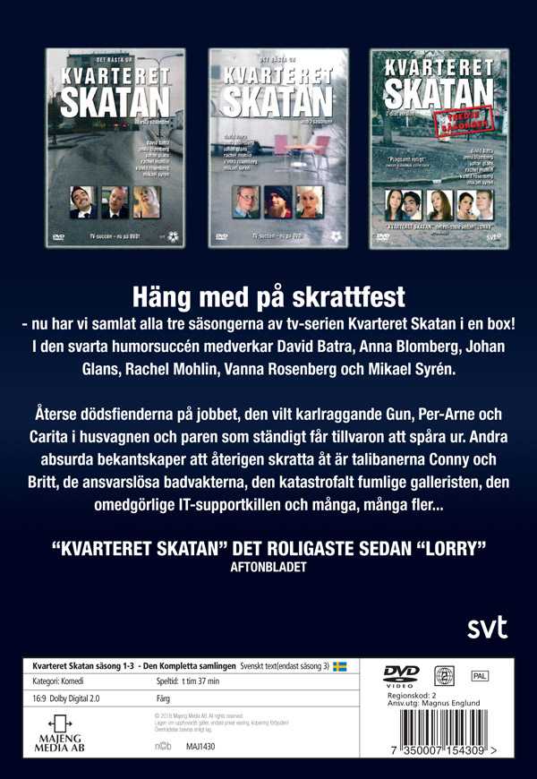 Kvarteret Skatan - Säsong 1-3 (4-disc) - 2