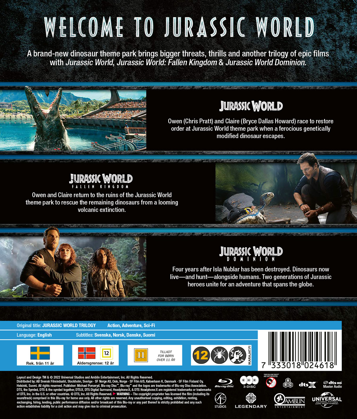 Jurassic World Trilogy (Blu-ray) - 2