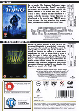 Thing / Thing From Another World (2-disc) (ej svensk text) - 2