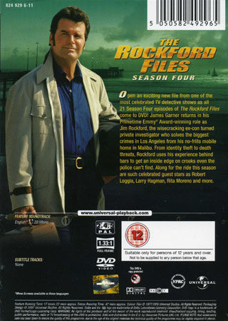 Rockford Files - Season 4 (ej svensk text) - 2