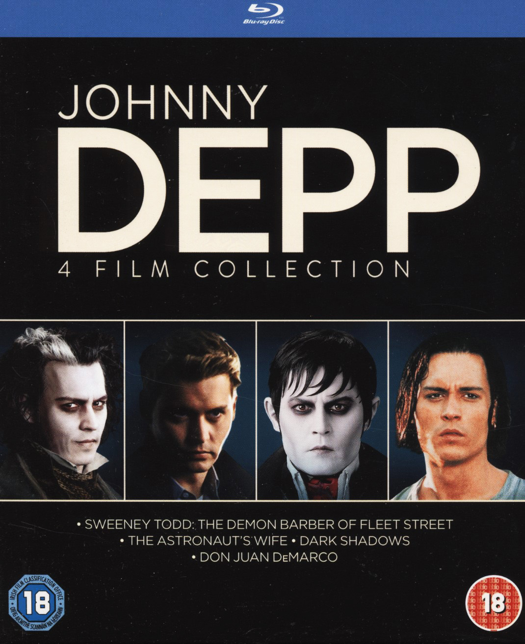 Johnny Depp - 4 Film Collection (ej svensk text) (Blu-ray)