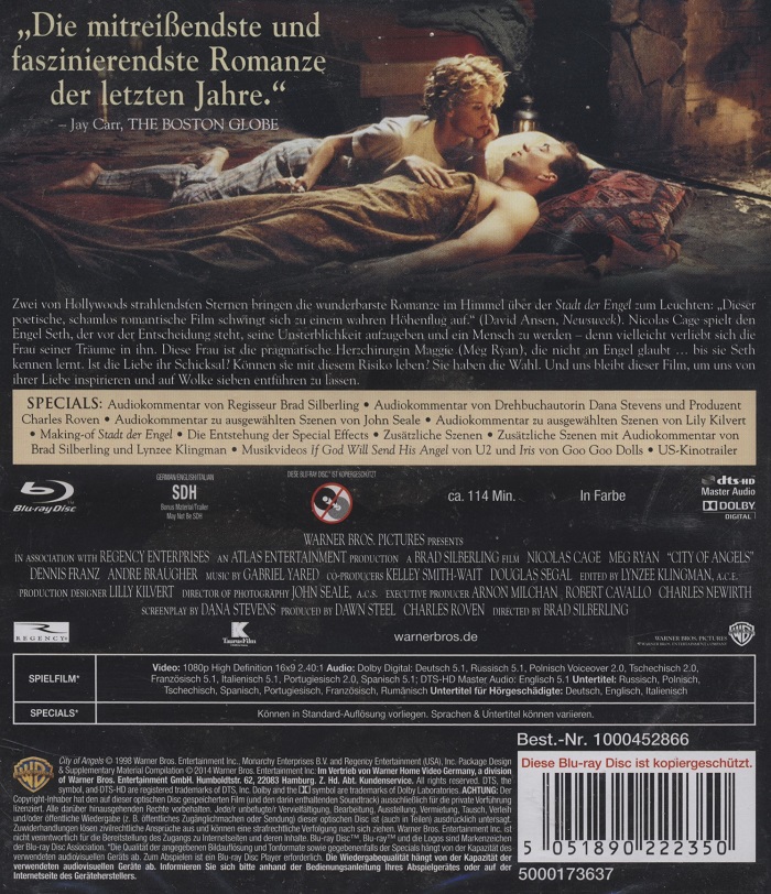 City of Angels (ej svensk text) (Blu-ray) - 2