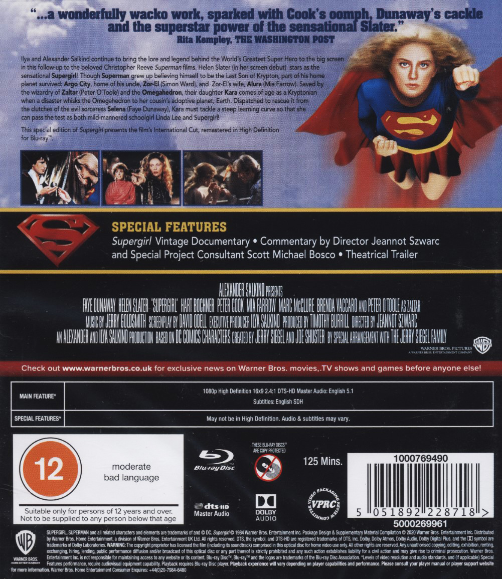 Supergirl (ej svensk text) (Blu-ray) - 2