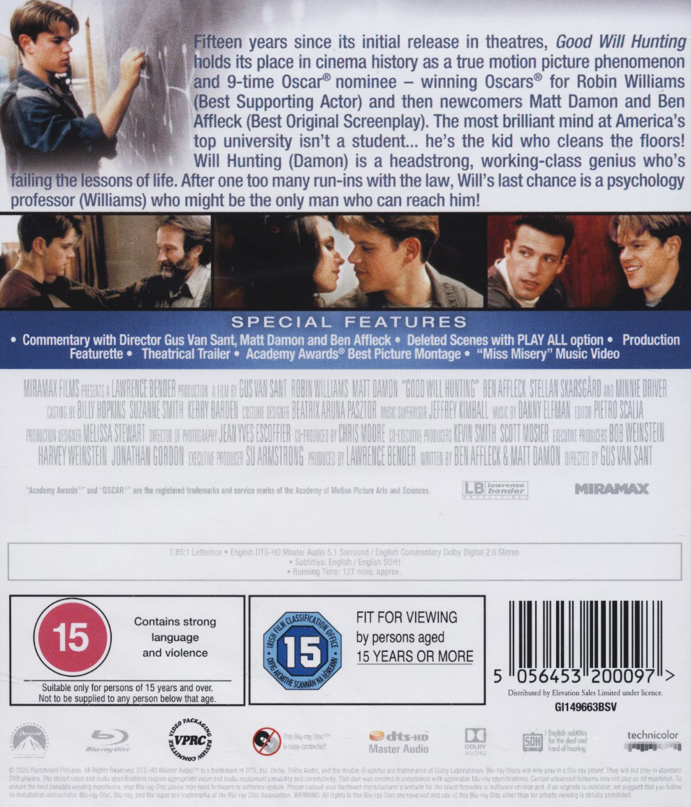 Good Will Hunting (ej svensk text) (Blu-ray) - 2