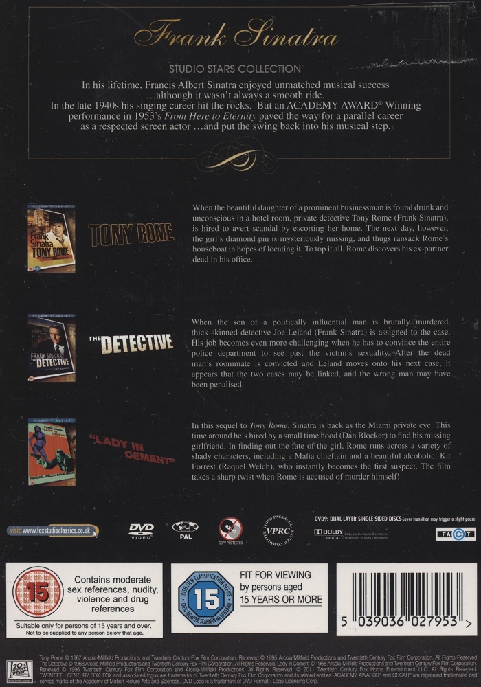 Frank Sinatra - Studio Stars Collection (3-disc) (ej svensk text) - 2