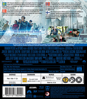 Star Trek: Beyond (Blu-ray 3D + Blu-ray) - 2