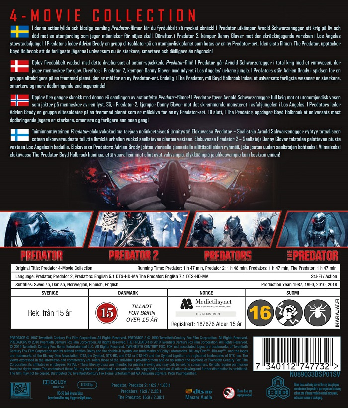 Predator 1-4 (Blu-ray) - 2