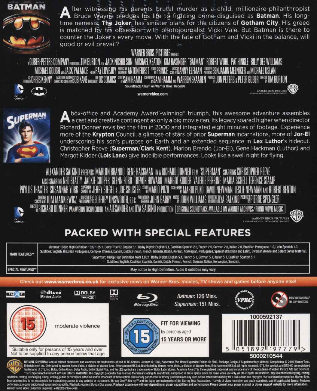 Batman / Superman the Movie (Blu-ray) - 2
