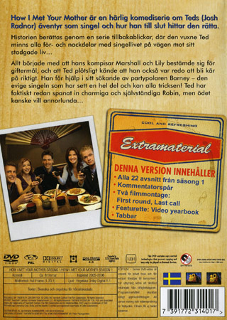 How I Met Your Mother - Säsong 1 (Begagnad) - 2