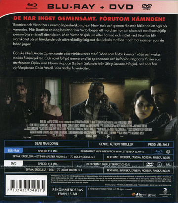 Dead Man Down (Blu-ray + DVD) - 2
