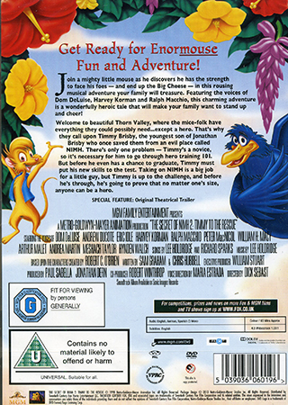 Secret Of NIMH 2 (ej svensk text) - 2