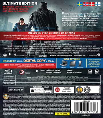 Batman v Superman - Dawn Of Justice - Ultimate Edition (2-disc) (Blu-ray) - 2