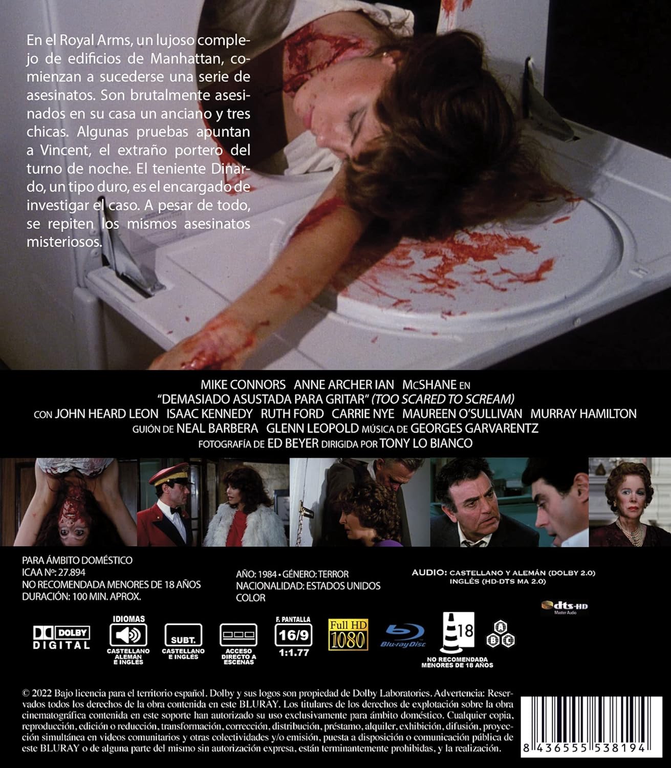 Too Scared To Scream (ej svensk text) (Blu-ray) - 2