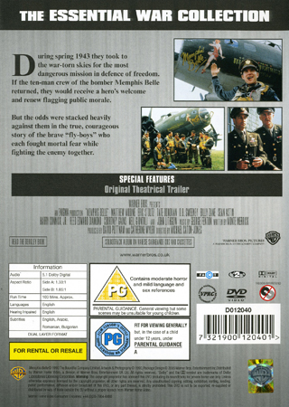 Memphis Belle (ej svensk text) - 2