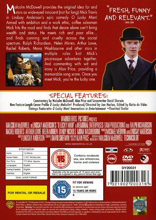 O Lucky Man! (2-disc) (ej svensk text) - 2