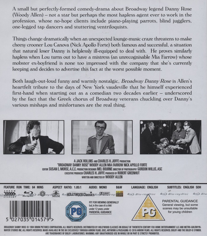 Broadway Danny Rose (ej svensk text) (Blu-ray) - 2