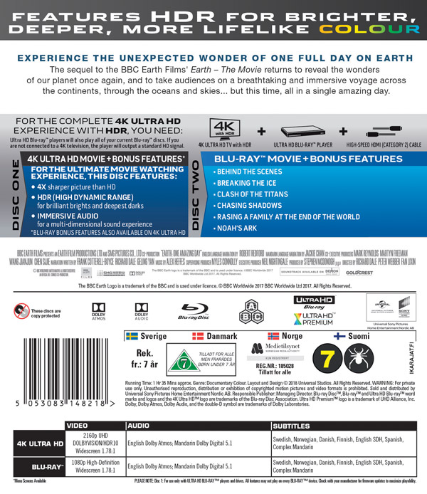 Earth: One Amazing Day (4K Ultra HD + Blu-ray) - 2