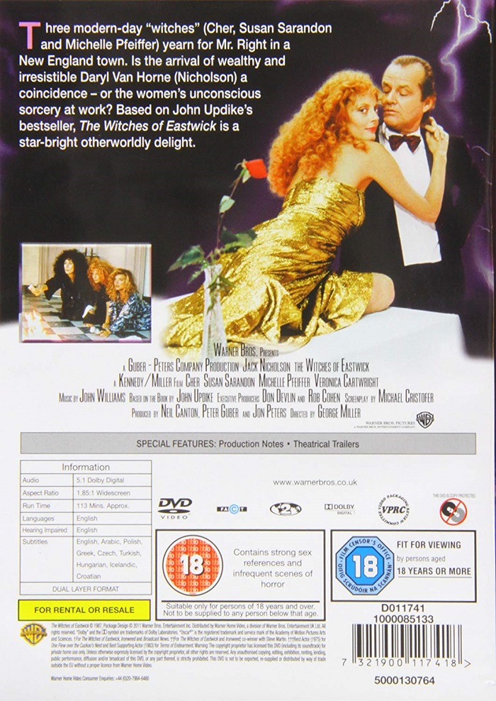 Witches of Eastwick (ej svensk text) - 2