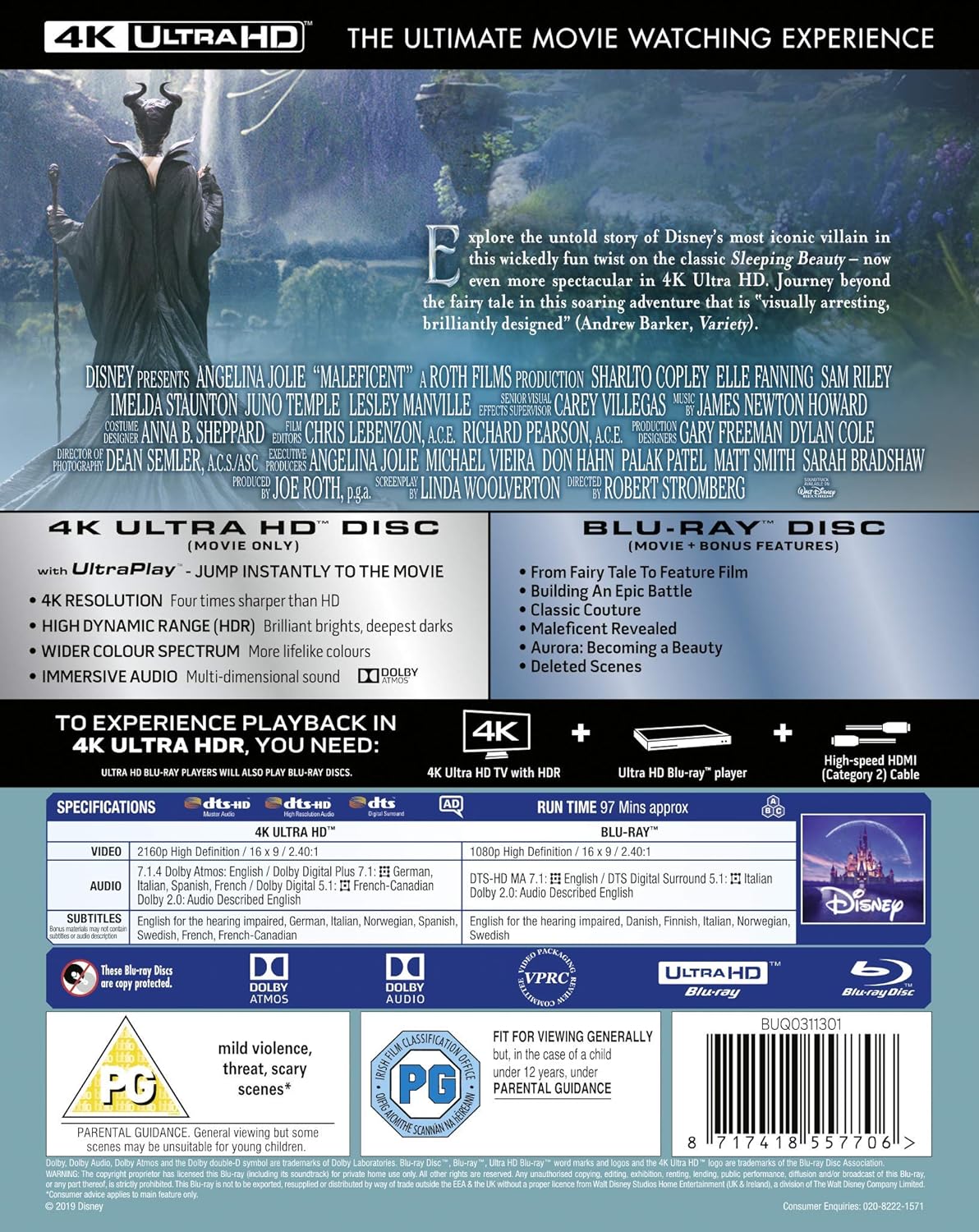 Maleficent (4K Ultra HD + Blu-ray) - 2
