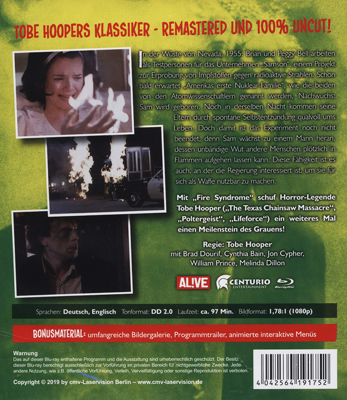 Eldmärkt (ej svensk text) (Blu-ray) - 2