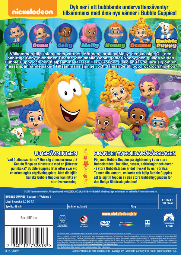 Bubble Guppies - Säsong 1 - Volym 5 - 2