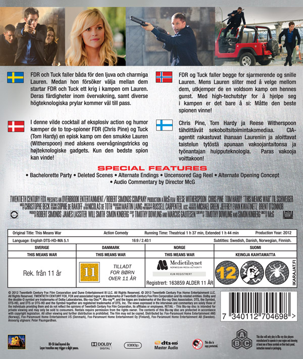 This Means War (Blu-ray) - 2