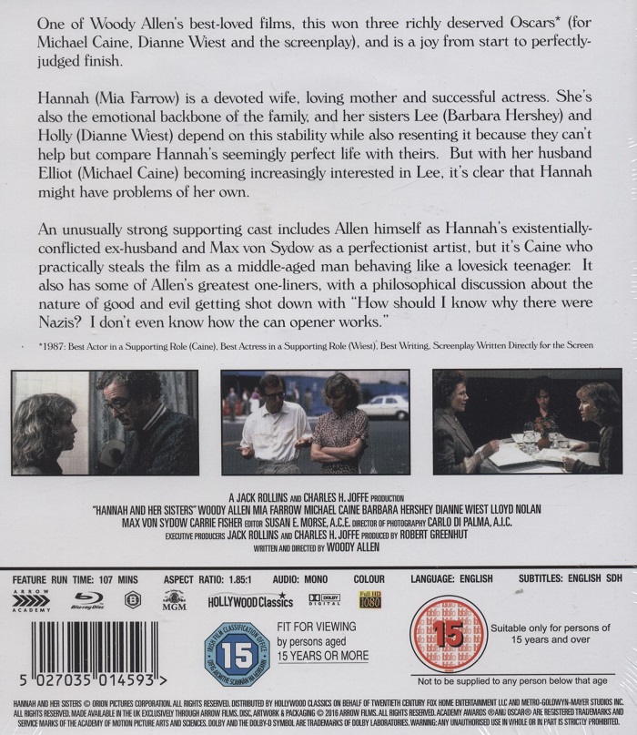 Hannah And Her Sisters (ej svensk text) (Blu-ray) - 2