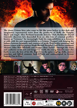 Grimm - Säsong 1-5 (29-disc) - 2