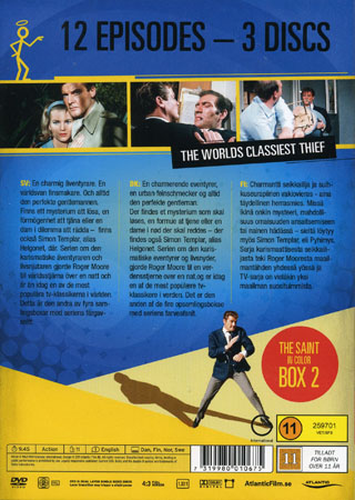 The Saint In Color - Box 4 (3-disc) - 2