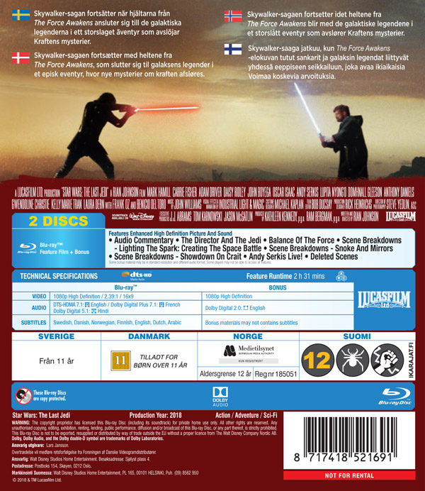 Star Wars - The Last Jedi (Blu-ray) - 2