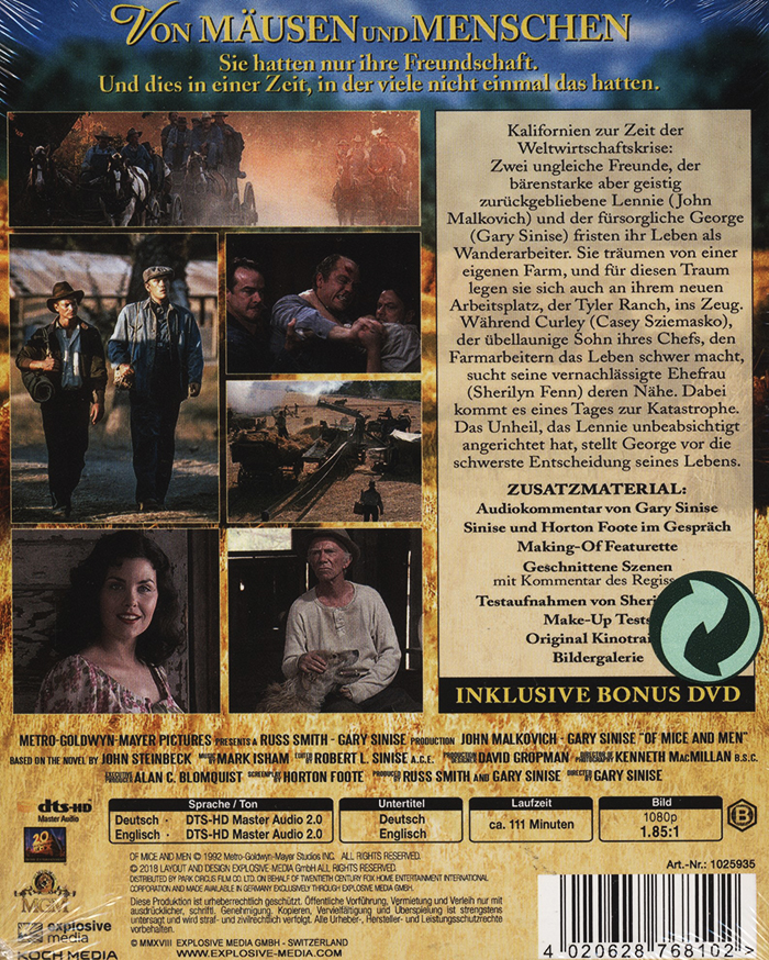 Of Mice And Men (ej svensk text) (Blu-ray) - 2