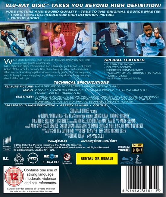 National Security (Blu-ray) - 2