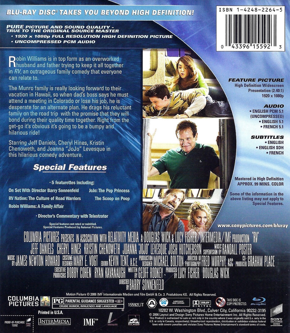 Familj På Väg - Runaway Vacation (ej svensk text) (Blu-ray) - 2
