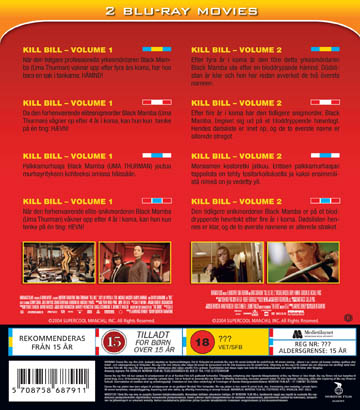 Kill Bill - Volym 1 / Kill Bill - Volym 2 (2-disc) (Blu-ray) - 2