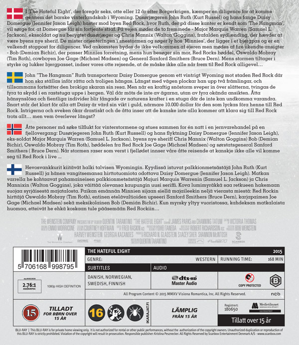 Hateful Eight (1-disc) (Blu-ray) - 2