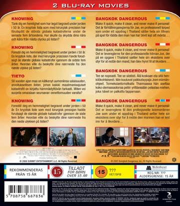 Knowing / Bangkok Dangerous (2-disc) (Blu-ray) - 2